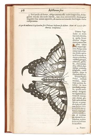 Moffett, Thomas (1553-1604) Insectorum sive Minimorum Animalium Theatrum.